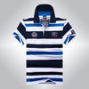 2019 New polo shirt men brand clothing Tace & Shark polo shirts cotton breathable striped shark men polo shirt camisa masculino