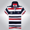 2019 New polo shirt men brand clothing Tace & Shark polo shirts cotton breathable striped shark men polo shirt camisa masculino