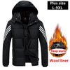 Wool liner Plus Size Winter Parkas 7XL 8XL 9XL Jaket Men Thick jaket Warm Coat Hooded Windbreaker Male Jacket Clothes Overcoat