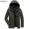 Winter Jacket Men 7XL 8XL Warm Big Size Coat 2018 Thicken Windbreaker High Quality Fleece Cotton-Padded Parkas Military Overcoat
