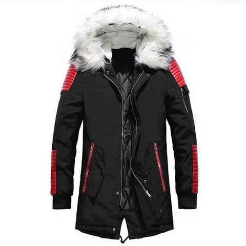 Brand New Winter Parkas Men Thicken Warm Parkas Casual Long Outwear Hooded Collar Jackets and Coats Men veste homme Wholesale