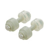 2PC Women Fitness Water Dumbbell Yoga Fitness Thin Arm PE Plastic Water-Filled Dumbbells For Fitness Training