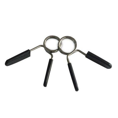 2Pcs 25mm Barbell Gym Weight Bar Dumbbell Lock Clamp Spring Collar Clips Made from Solid steel 2019 Weight Lifting