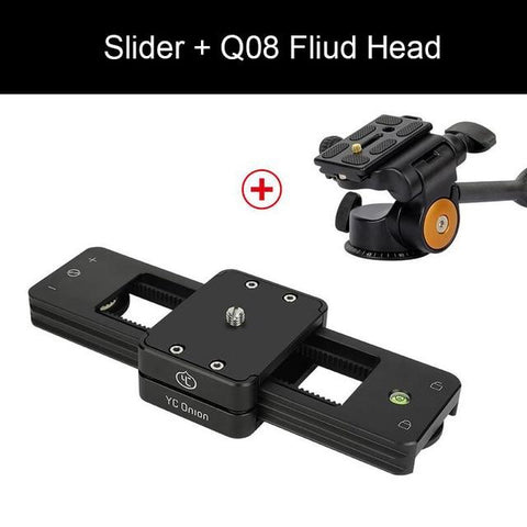YC Onion Slider 9"/23cm Mini Adjustable Damping Camera Track Rail Dolly Slider For DSLR Camera Smart Phone DV Gopro Video Movie