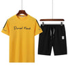 Tracksuit Men Casual Brand Tee Shirts 2019 T Shirt Shorts Short Pants Men Summer New Fashion Sportsuit and Tee Shirt Set Mens