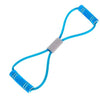 HOT SALE Yoga Gum Fitness Resistance Bands 8 Word Chest Expander Rope Workout Muscle Rubber Elastic Bands for Sports Exercise