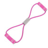 HOT SALE Yoga Gum Fitness Resistance Bands 8 Word Chest Expander Rope Workout Muscle Rubber Elastic Bands for Sports Exercise