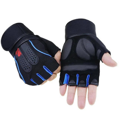 1 Pair Half Finger Weight Lifting Gloves Men Women Weightlifting Fitness Non-Slip Sport Gloves For Dumbbells Gym Training Gloves