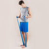 20190new 1.2m Elastic Yoga Pilates Rubber Stretch Exercise Band Arm Back Leg Fitness All thickness 0.35mm same resistance