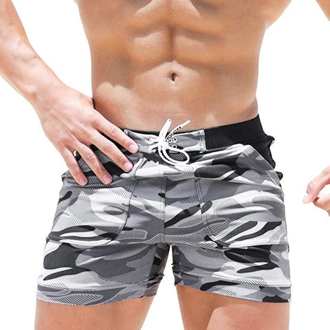 2019 Shorts Men Summer Beach Casual Military Style Short Pants Men Camouflag Swimwear Swimming Trunks Pantalones Cortos Hombre