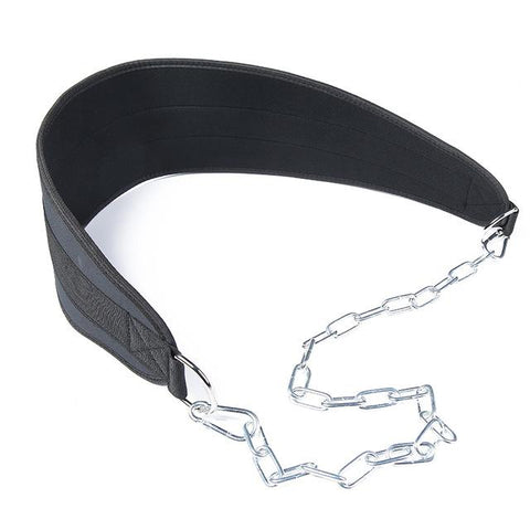 Dipping Belt Weight Lifting Belt with Chain for Pull Up Chin Up Kettlebell Barbell Fitness Bodybuilding Gym Belt