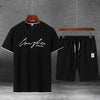 Tracksuit Men Casual Brand Tee Shirts 2019 T Shirt Shorts Short Pants Men Summer New Fashion Sportsuit and Tee Shirt Set Mens