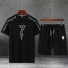 Tracksuit Men Casual Brand Tee Shirts 2019 T Shirt Shorts Short Pants Men Summer New Fashion Sportsuit and Tee Shirt Set Mens
