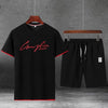 Tracksuit Men Casual Brand Tee Shirts 2019 T Shirt Shorts Short Pants Men Summer New Fashion Sportsuit and Tee Shirt Set Mens
