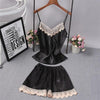 Red Women Lace Kimono Robe Set Lady Satin Bathrobe Bride Bridesmaid Wedding Robe Dress Gown Sexy Nightgown Sleepwear M L XL