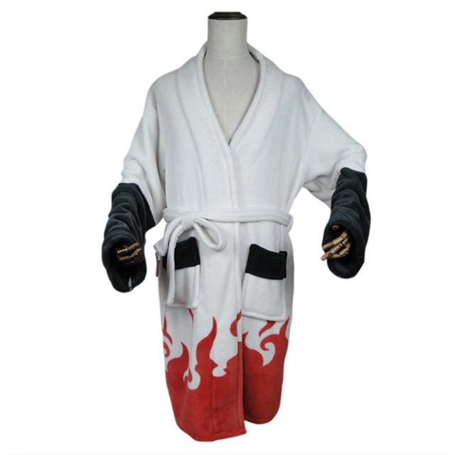 Polyester Naruto Minato Namikaze 7th Hokage Waist Length Robe