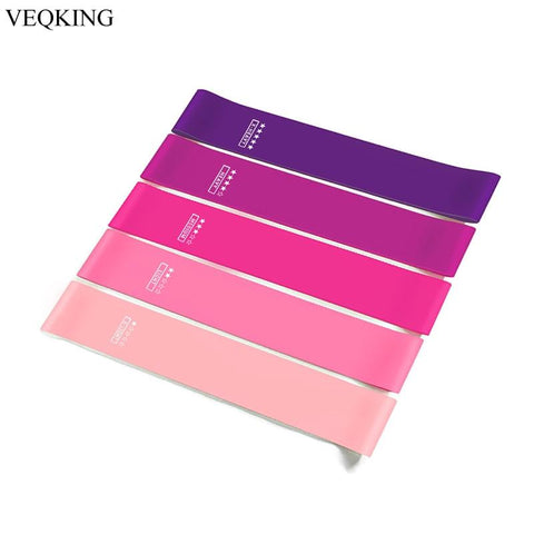 VEQKING 5 Levels Training Strength Resistance Bands Pilates Sport Exercise Gym Rubber Fitness Yoga Bands Crossfit Expander