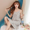 Summer Cotton Sleepwear Women Sleeveless Nightdress Women Cotton Ladies Nightgown Sexy Nightwear Plus Size Home Dress Sleep 3XL