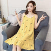 Summer Cotton Sleepwear Women Sleeveless Nightdress Women Cotton Ladies Nightgown Sexy Nightwear Plus Size Home Dress Sleep 3XL