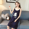 Summer Cotton Sleepwear Women Sleeveless Nightdress Women Cotton Ladies Nightgown Sexy Nightwear Plus Size Home Dress Sleep 3XL