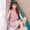 Summer Cotton Sleepwear Women Sleeveless Nightdress Women Cotton Ladies Nightgown Sexy Nightwear Plus Size Home Dress Sleep 3XL