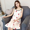Summer Cotton Sleepwear Women Sleeveless Nightdress Women Cotton Ladies Nightgown Sexy Nightwear Plus Size Home Dress Sleep 3XL