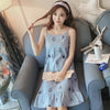 Summer Cotton Sleepwear Women Sleeveless Nightdress Women Cotton Ladies Nightgown Sexy Nightwear Plus Size Home Dress Sleep 3XL