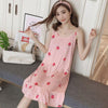 Summer Cotton Sleepwear Women Sleeveless Nightdress Women Cotton Ladies Nightgown Sexy Nightwear Plus Size Home Dress Sleep 3XL