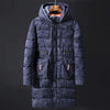 6XL 8XL 10XL Camouflage Winter Men Parkas Casual  Long Jacket Outwear Thicken Warm Hooded Outwear Coat Windproof Blue Deep grey