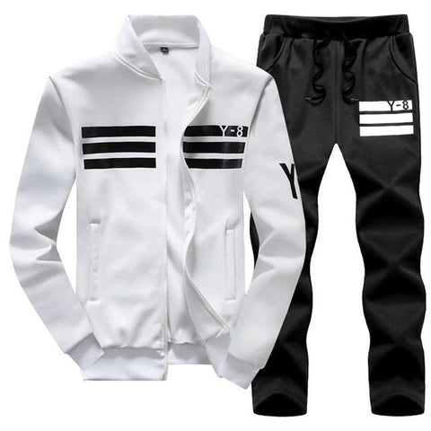 XIYOUNIAO plus size M~7XL8XL9XL New Men's Sporting Suit Male Tracksuit Men Spring Autumn Casual Sportswear set 2PC Jacket+Pants