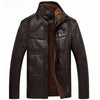 Leather Jacket Men Coats 5XL Brand High Quality PU Outerwear Men Business Winter Faux Fur Male Jacket Fleece