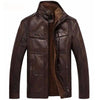 Leather Jacket Men Coats 5XL Brand High Quality PU Outerwear Men Business Winter Faux Fur Male Jacket Fleece