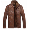 Leather Jacket Men Coats 5XL Brand High Quality PU Outerwear Men Business Winter Faux Fur Male Jacket Fleece
