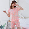 Milk silk Women Sleepwear summer Female Pajamas Sets Thin laides Suit short Sleeve Pyjamas Women Ventilation Home Clothes