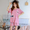 Milk silk Women Sleepwear summer Female Pajamas Sets Thin laides Suit short Sleeve Pyjamas Women Ventilation Home Clothes