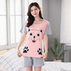 Milk silk Women Sleepwear summer Female Pajamas Sets Thin laides Suit short Sleeve Pyjamas Women Ventilation Home Clothes