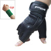 Weightlifting Gym Gloves Dumbbell Bodybuilding Fitness Gloves Kettlebell Workout Training with 30cm wrist protector