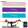 17Pcs Resistance Bands Set Yoga Exercise Fitness Band Rubber Loop Tube Bands Gym Door Anchor Ankle Straps with Bag Elastic Band