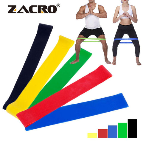 Sport Rubber Resistance Bands Elastic Fitness Band Loop 60cm Fitness Resistance Band for Exercise Yoga Workout 0.35mm-1.1mm