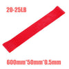 Sport Rubber Resistance Bands Elastic Fitness Band Loop 60cm Fitness Resistance Band for Exercise Yoga Workout 0.35mm-1.1mm