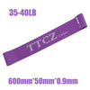 Sport Rubber Resistance Bands Elastic Fitness Band Loop 60cm Fitness Resistance Band for Exercise Yoga Workout 0.35mm-1.1mm