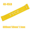 Sport Rubber Resistance Bands Elastic Fitness Band Loop 60cm Fitness Resistance Band for Exercise Yoga Workout 0.35mm-1.1mm