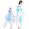Kigurumi Unicorn Pajamas Flannel Animal Family Matching Pajamas Outfits Winter Panda Pyjamas Onesie Mother Dad Kids Sleepwear
