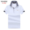 SHABIQI Classic Brand Men shirt Men Polo Shirt Men Short Sleeve Polos Shirt Casual Polo Shirt Plus Size 6XL 7XL 8XL 9XL 10XL