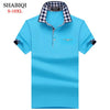 SHABIQI Classic Brand Men shirt Men Polo Shirt Men Short Sleeve Polos Shirt Casual Polo Shirt Plus Size 6XL 7XL 8XL 9XL 10XL