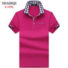 SHABIQI Classic Brand Men shirt Men Polo Shirt Men Short Sleeve Polos Shirt Casual Polo Shirt Plus Size 6XL 7XL 8XL 9XL 10XL