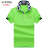 SHABIQI Classic Brand Men shirt Men Polo Shirt Men Short Sleeve Polos Shirt Casual Polo Shirt Plus Size 6XL 7XL 8XL 9XL 10XL