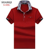 SHABIQI Classic Brand Men shirt Men Polo Shirt Men Short Sleeve Polos Shirt Casual Polo Shirt Plus Size 6XL 7XL 8XL 9XL 10XL