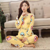 2019 Pyjama Women Pajamas Sets Spring Summer Long Sleeve Thin Print Cute Sleepwear Big Girl Pijamas Mujer Leisure Student Pajama