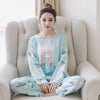 2019 Pyjama Women Pajamas Sets Spring Summer Long Sleeve Thin Print Cute Sleepwear Big Girl Pijamas Mujer Leisure Student Pajama